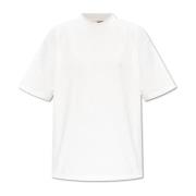 Balenciaga T-shirt med logotryck White, Dam