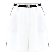 Kocca Shorts med kontrasterande detaljer White, Dam