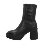 Noa Harmon Heeled Boots Black, Dam