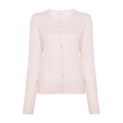 P.a.r.o.s.h. Blommig Persika Cardigan Pink, Dam