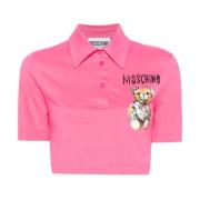 Moschino 1208 T-Shirt - Stilfull och Trendig Pink, Dam