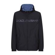 Dolce & Gabbana Mörkblå Hoodie Blue, Herr