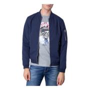 Jack & Jones Blå Zip-up Blazer med Framfickor Blue, Herr