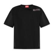 Diesel T-Boxt T-shirt med logotyp Black, Herr