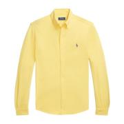 Polo Ralph Lauren Ultralätt Piqué Skjorta Yellow, Herr