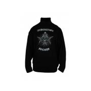 Balenciaga Svart Bomullssweatshirt med Grafiskt Tryck Black, Herr