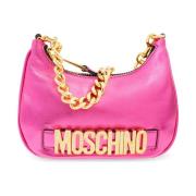 Moschino Handväska med logotyp Pink, Dam