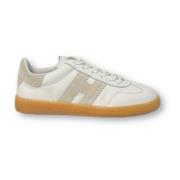 Hogan Stiliga Lace-Up Sneakers White, Dam