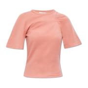 IRO ‘Umae’ draperad T-shirt Pink, Dam