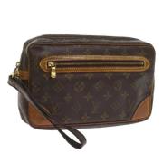 Louis Vuitton Vintage Pre-owned Canvas kuvertvskor Brown, Dam