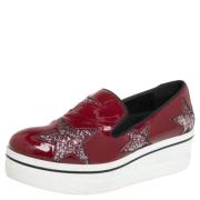 Stella McCartney Pre-owned Pre-owned Tyg sneakers Red, Dam