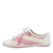 Burberry Vintage Pre-owned Canvas sneakers Pink, Dam