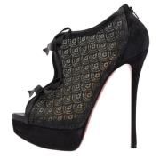 Christian Louboutin Pre-owned Pre-owned Spets stvlar Black, Dam