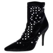 Giuseppe Zanotti Pre-owned Pre-owned Sammet stvlar Black, Dam