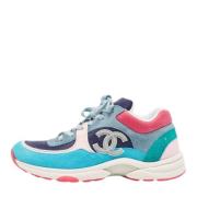 Chanel Vintage Pre-owned Laeder sneakers Multicolor, Dam