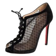 Christian Louboutin Pre-owned Pre-owned Mesh stvlar Black, Dam