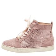 Christian Louboutin Pre-owned Pre-owned Mocka sneakers Pink, Dam