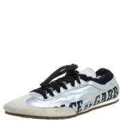 Dolce & Gabbana Pre-owned Pre-owned Tyg sneakers Gray, Dam