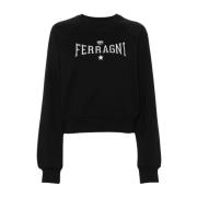 Chiara Ferragni Collection Svarta Sweaters av Chiara Ferragni Black, D...