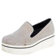 Stella McCartney Pre-owned Pre-owned Tyg sneakers Gray, Dam