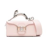 Lanvin Rosa Pencil Cat Nano Topphandväska Pink, Dam