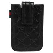 Gucci Vintage Pre-owned Laeder hem-och-kontorstillbehr Black, Dam