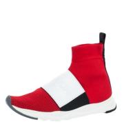 Balmain Pre-owned Pre-owned Tyg sneakers Red, Dam