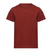 Rick Owens Kort Level T T-shirt Red, Herr