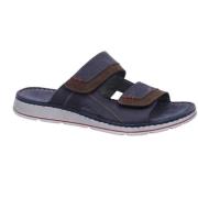 Rohde Brun Brunello Herrsandal - Bekväm Memory Footbed Blue, Herr