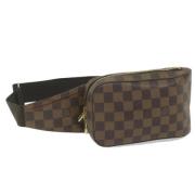 Louis Vuitton Vintage Pre-owned Canvas axelremsvskor Brown, Dam