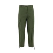Aspesi Straight Trousers Green, Dam