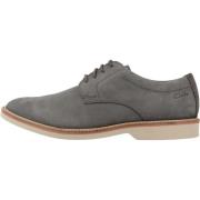 Clarks Laced Shoes Gray, Herr