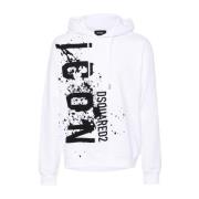 Dsquared2 Icon Splash Cool Fit Sweaters White, Herr