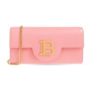 Balmain ‘B-Buzz’ plånbok med kedja Pink, Dam