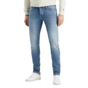 Cast Iron Faded Blue Slim Fit Jeans Blue, Herr