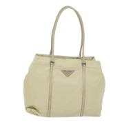 Prada Vintage Pre-owned Tyg prada-vskor White, Dam