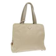 Prada Vintage Pre-owned Tyg prada-vskor Beige, Dam