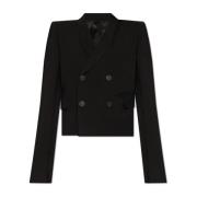 Rick Owens Neue Ull Blazer Black, Dam