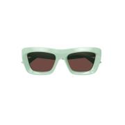 Bottega Veneta Gröna solglasögon för kvinnor Green, Dam