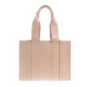 Chloé ‘Woody Medium’ shopper väska Beige, Dam