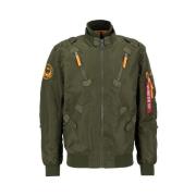 Alpha Industries Falcon II Mörkgrön Flygjacka Green, Herr