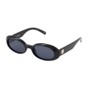 Le Specs Stiliga svarta Work It solglasögon Black, Unisex