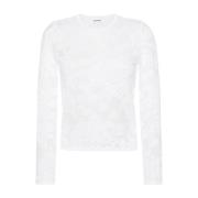 Blugirl Chalk Sweater White, Dam