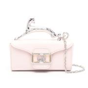 Lanvin Rosa Wallet on Chain Pencil Cat Micro Pink, Dam