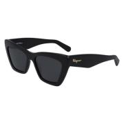 Salvatore Ferragamo Svarta Sf929S 001 Solglasögon Black, Herr