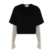 Giuseppe Di Morabito Svart T-shirt Black, Dam