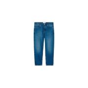 Ami Paris Använd Blå Tapered Fit Jeans Blue, Herr