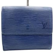 Louis Vuitton Vintage Pre-owned Laeder plnbcker Blue, Dam