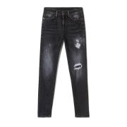 Dondup Super Skinny Fit Jeans Black, Dam