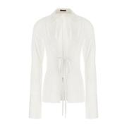 Ann Demeulemeester Stiliga Skjortor White, Dam